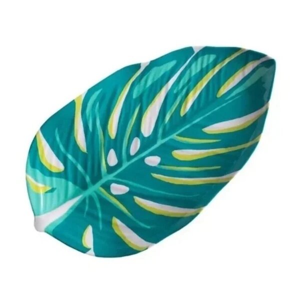 Martha Stewart Everyday Melamine 15" Serving Tray W/Palm Leaf Design - Picture 5 of 5